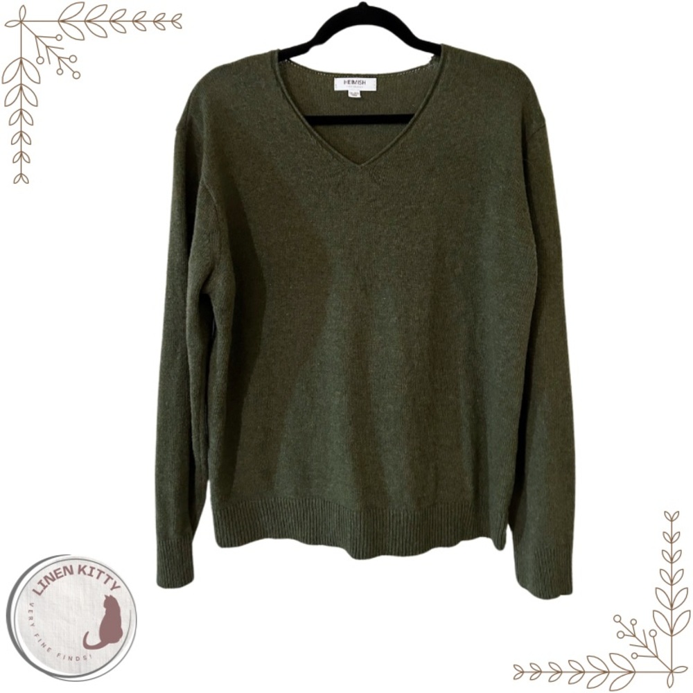 Heimish Wool Blend V-Neck Sweater: 1X/2X